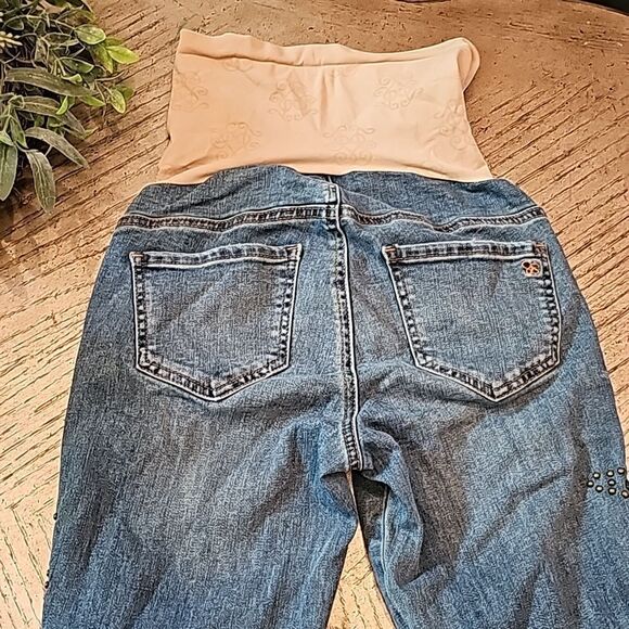 Jessica Simpson maternity jeans XS skin firming jeans - Picture 13 of 15